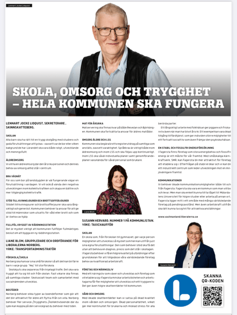 Kommande annons i SvD 26/8